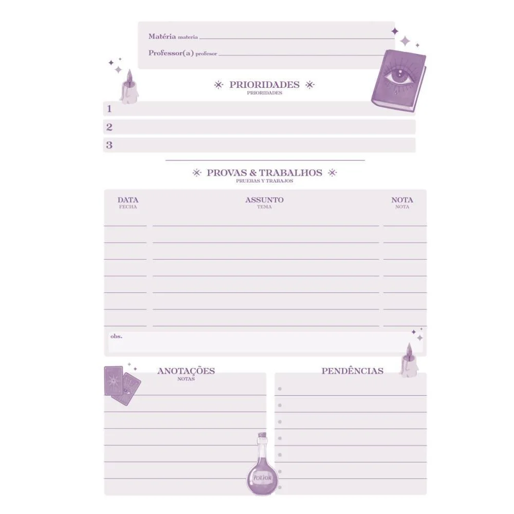 Caderno 10X1 Capa Dura Mystic 160Fls. I.a Jandaia (Pct.c/04) - imagem 12