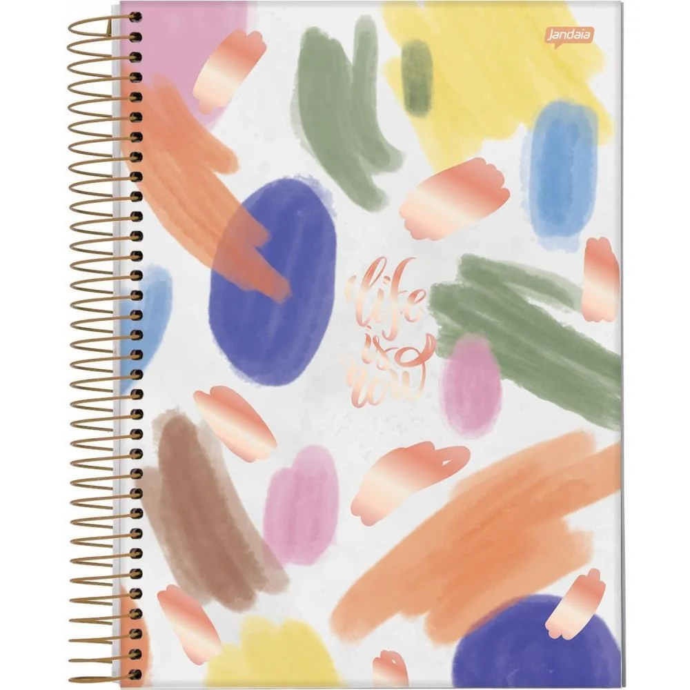 Caderno 10X1 Capa Dura La Creme 160Fls. I.a Jandaia (Pct.c/04) - imagem 5