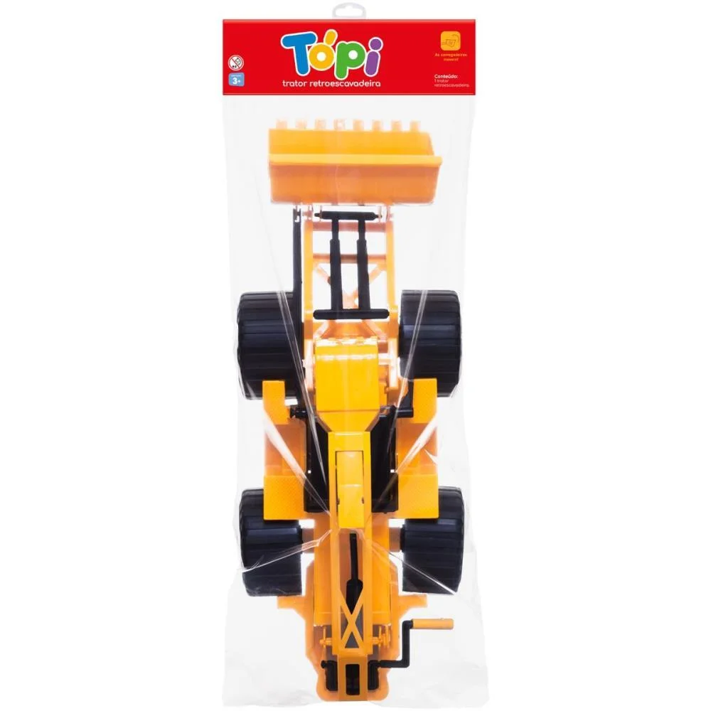 Trator Retroescavadeira Topi Solapa Cardoso Toys (Unidade) - imagem 3