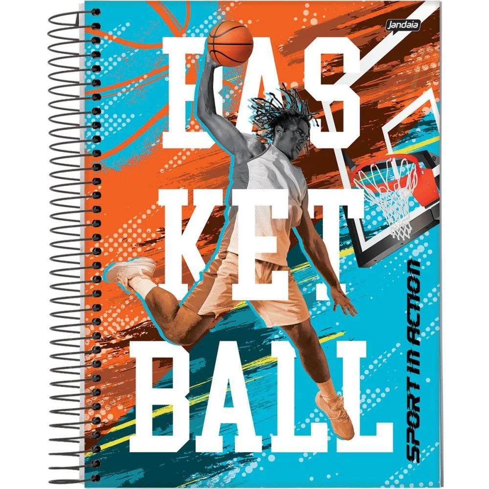 Caderno 10X1 Capa Dura Sport 160Fls. Jandaia (Pct.c/04) - imagem 4