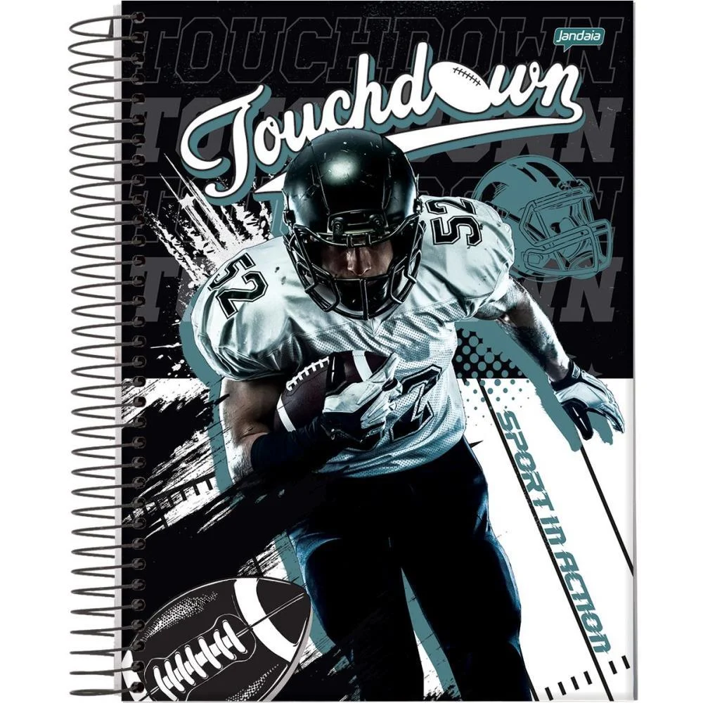 Caderno 15X1 Capa Dura Sport 240Fls. Jandaia (Pct.c/02) - imagem 7