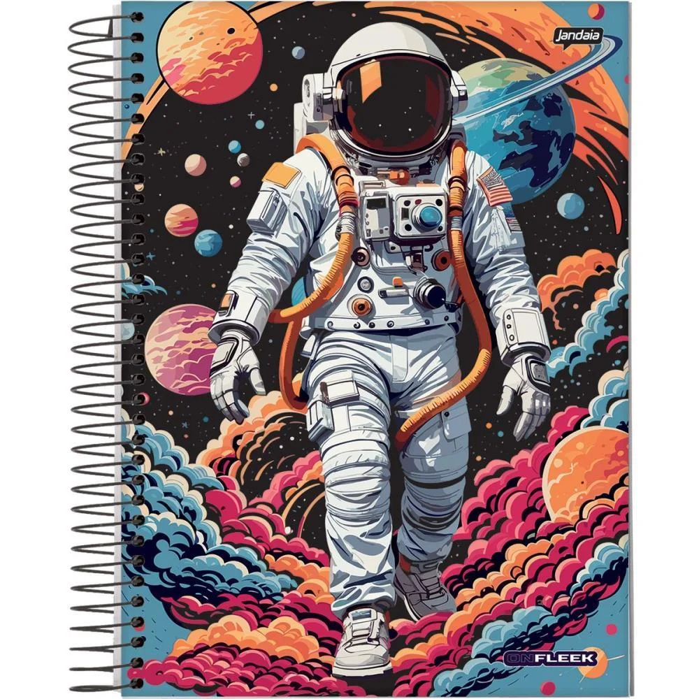 Caderno 10X1 Capa Dura On Fleek 200Fls. Jandaia (Pct.c/04) - imagem 10
