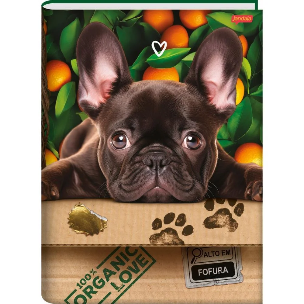 Caderno Brochurao Capa Dura Pets Love 80Fls. Jandaia (Pct.c/05) - imagem 5