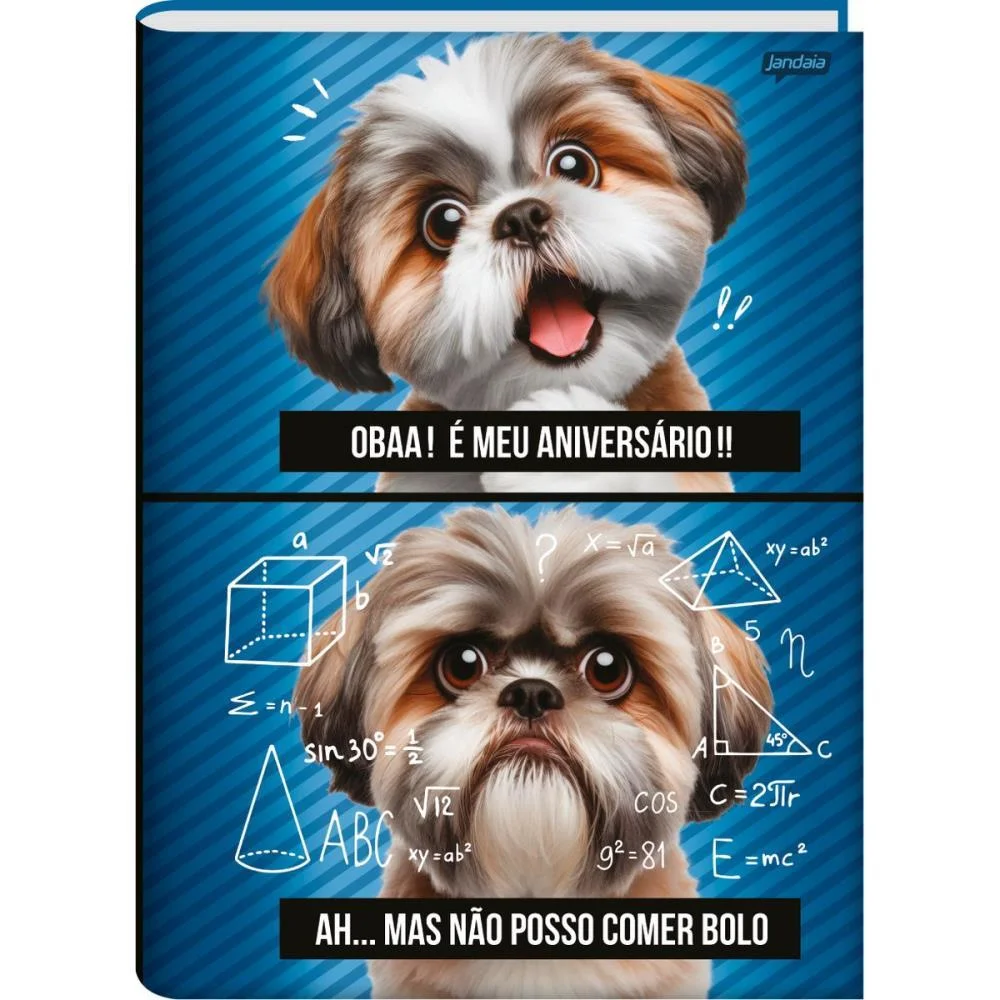 Caderno Brochurao Capa Dura Pets Love 80Fls. Jandaia (Pct.c/05) - imagem 6