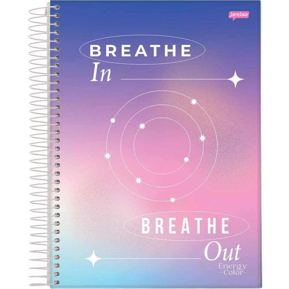 Caderno 01X1 Capa Dura Energy Color 80Fls. Jandaia (Pct.c/04) - imagem 6