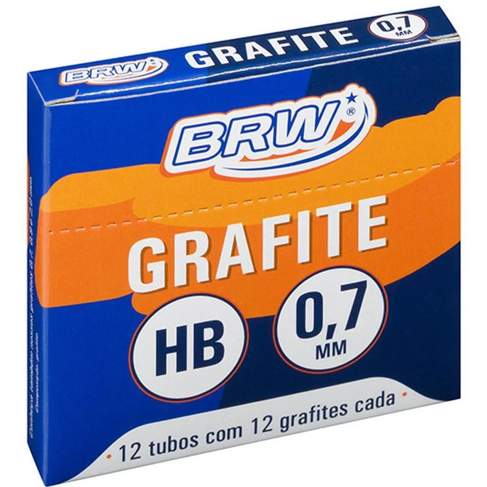 Grafite 0.7Mm Hb 12Tubosx12Minas Brw (Caixinha) - imagem 3