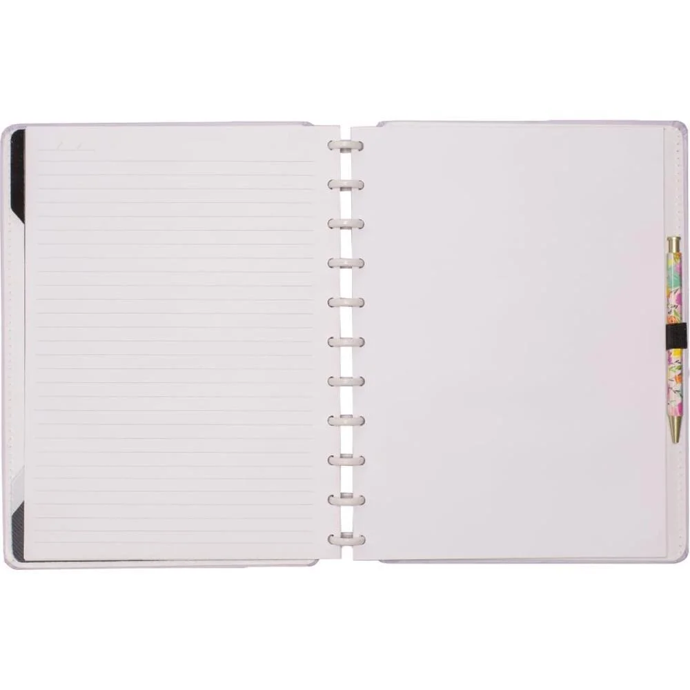 Caderno Inteligente Grande Lilas Pastel 80Fls 215X280Mm Caderno Inteligente (Unidade) - imagem 3