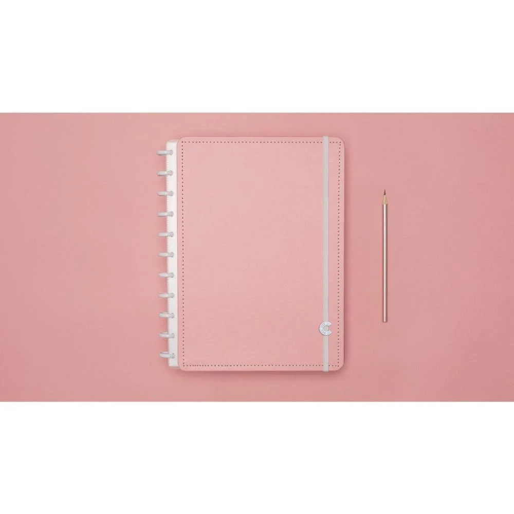 Caderno Inteligente Grande Rose Pastel 80Fls 215X280Mm Caderno Inteligente (Unidade) - imagem 4
