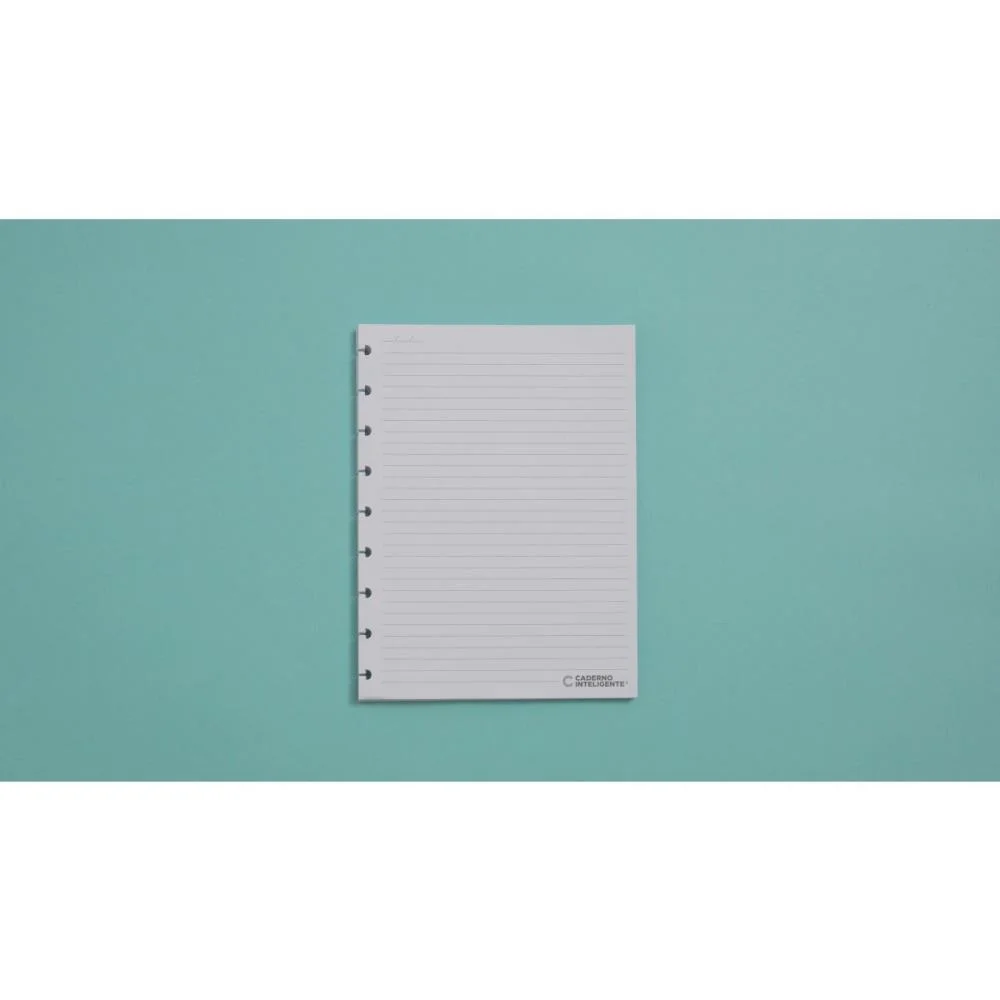 Caderno Inteligente Refil Medio Pautado 90G. 50Fls. Caderno Inteligente (Pacote) - imagem 3