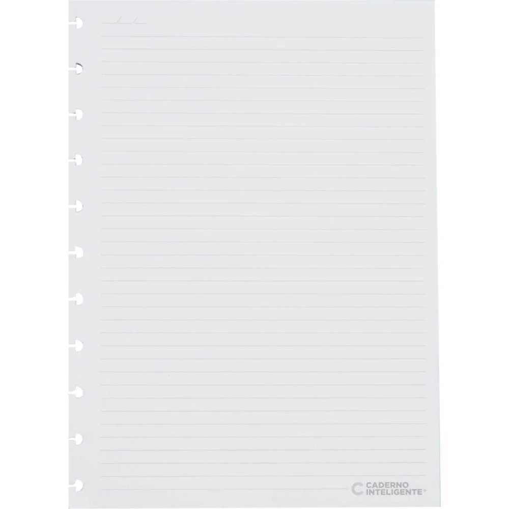 Caderno Inteligente Refil Grande Pautado 90G. 50Fls. Caderno Inteligente (Pacote) - imagem 4
