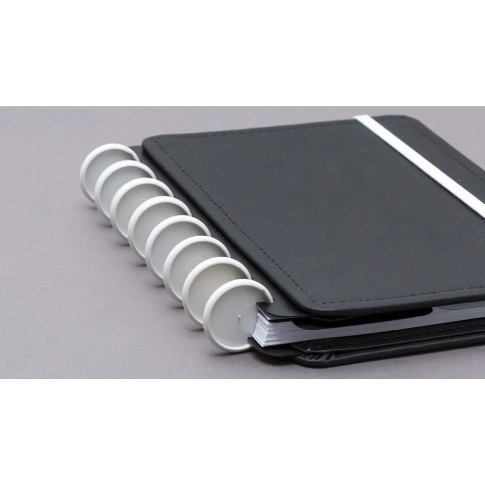Caderno Inteligente Discos Grande 31Mm Bco 12Discos+Elast Caderno Inteligente (Kit) - imagem 4