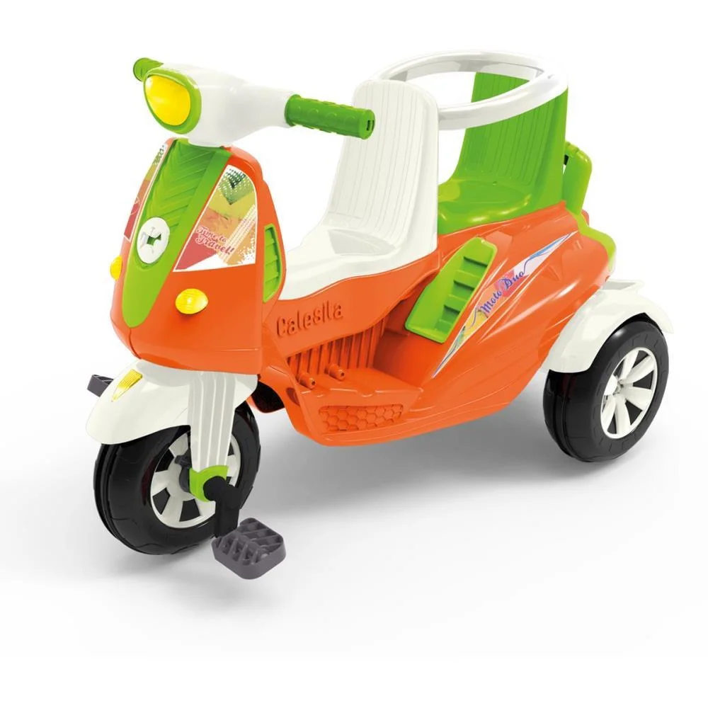 Veiculo Para Bebe Moto Duo 2Em1 C/Luz/Som/Capace Calesita (Unidade) - imagem 5