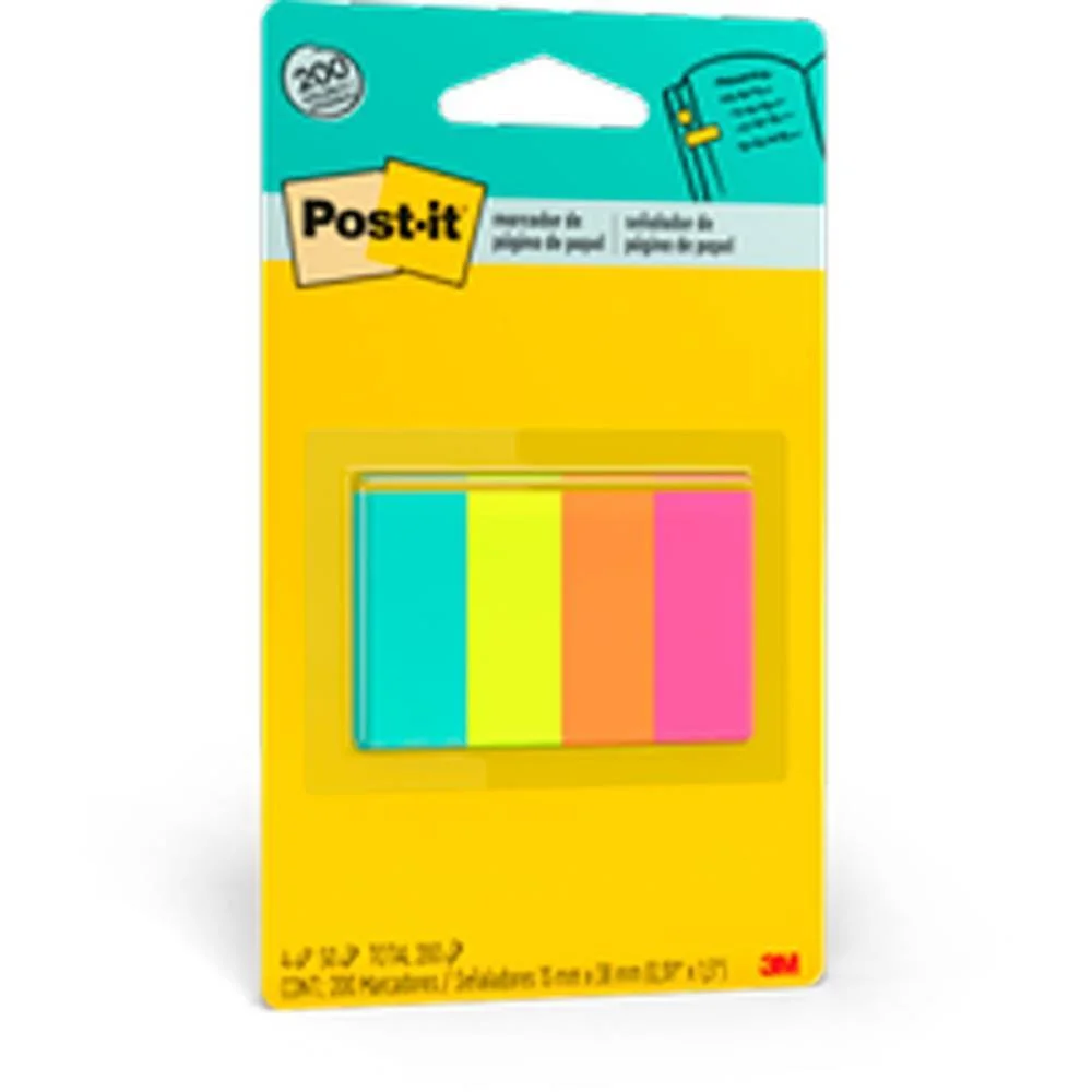 Bloco Marcador Pagina Adesivo Flags 4 Cores 50Fls 3M - imagem 7