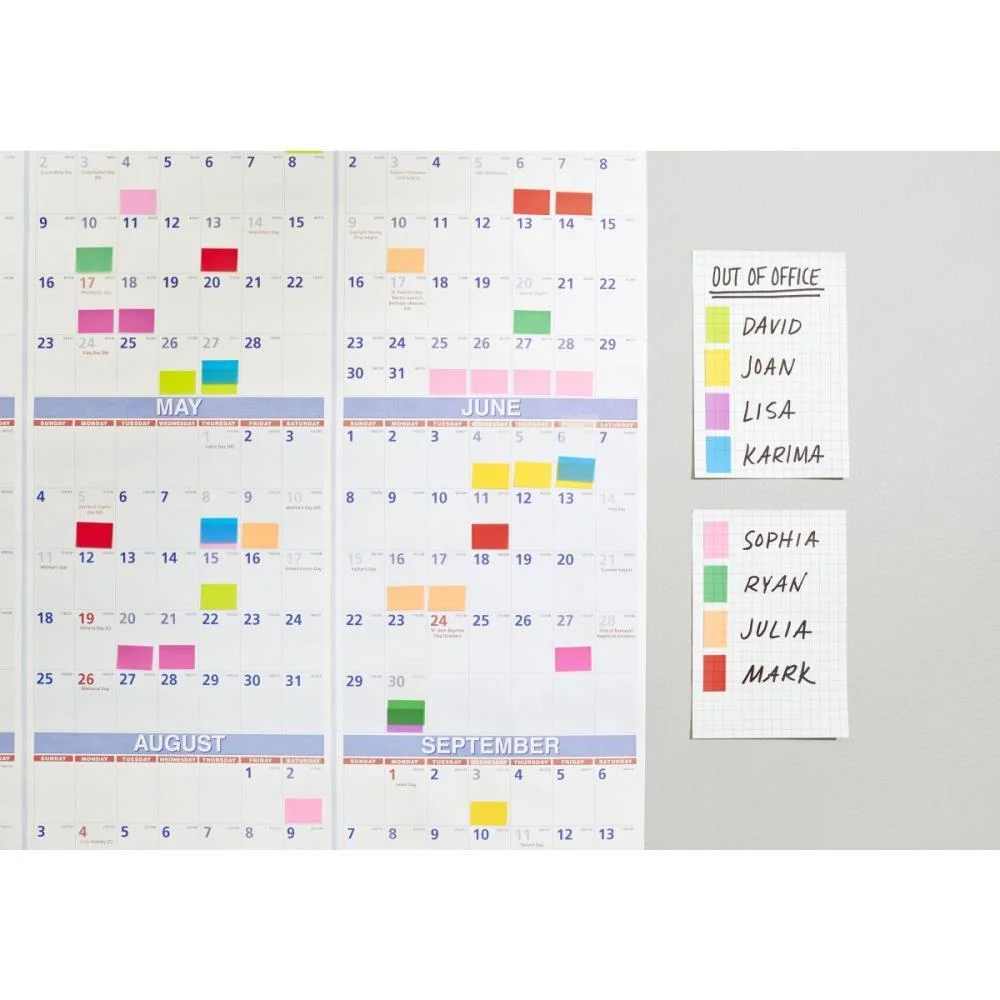 Bloco De Recado Post-It 653 Neon 38X50Mm C/100Fls. 3M (Pct.c/04) - imagem 4