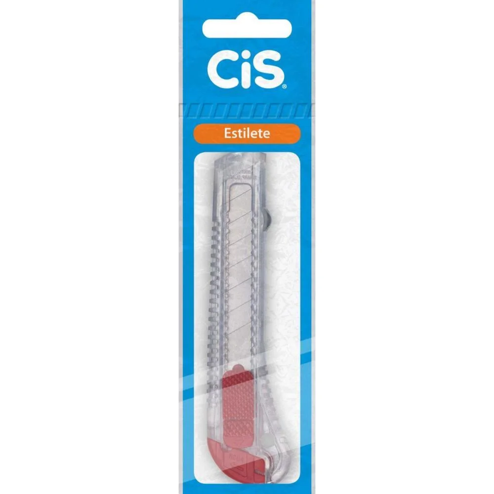 Estilete Largo Corpo Transparente Mod.29Bp Bl Sertic (Cx.c/24) - imagem 2