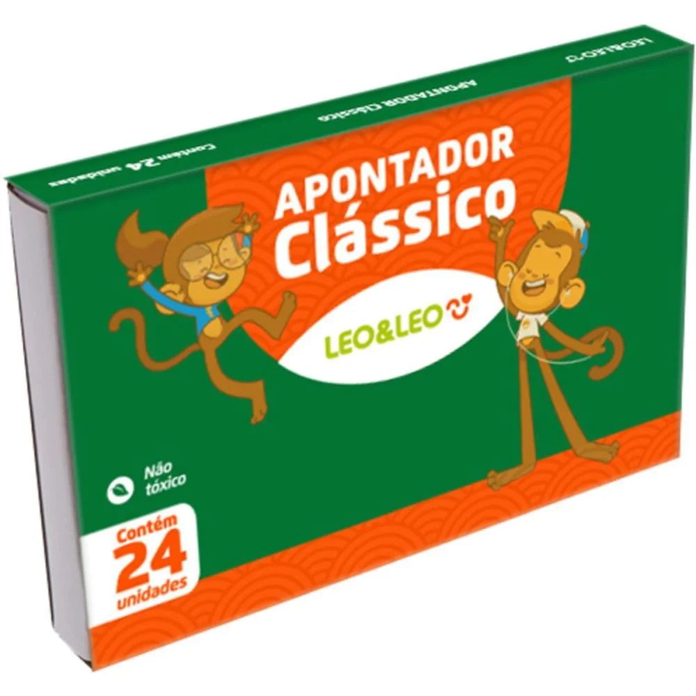 Apontador Sem Deposito Metal Leo E Leo Classico Leonora (Cx.c/24) - imagem 3