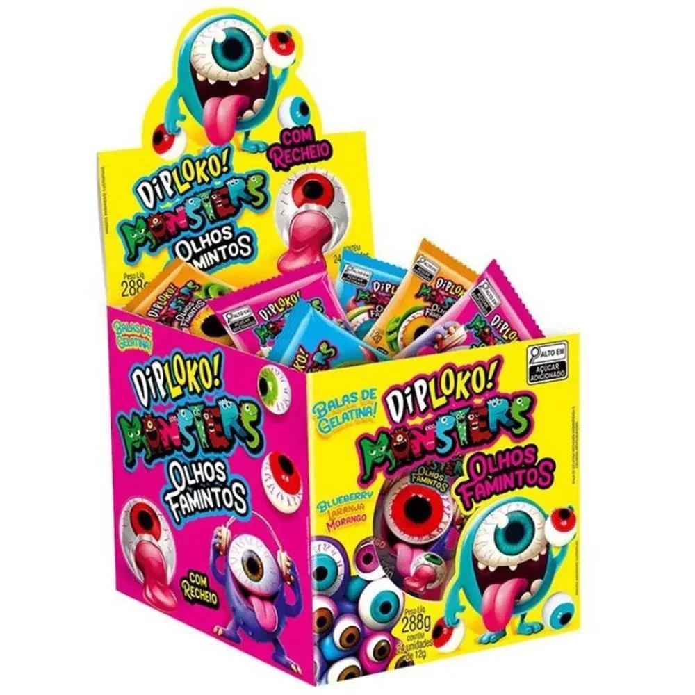 Doce Olhos Famintos Recheado Danilla Foods (Dp.c/24) - imagem 2