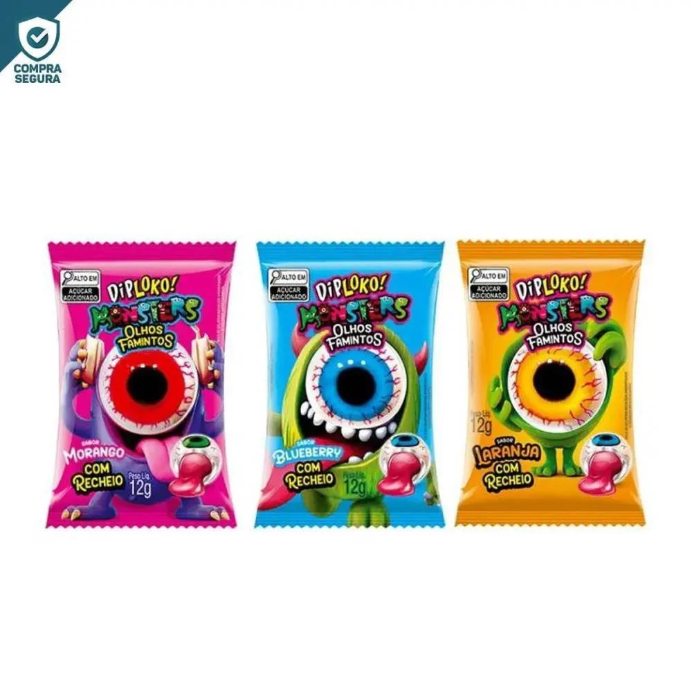 Doce Olhos Famintos Recheado Danilla Foods (Dp.c/24) - imagem 3