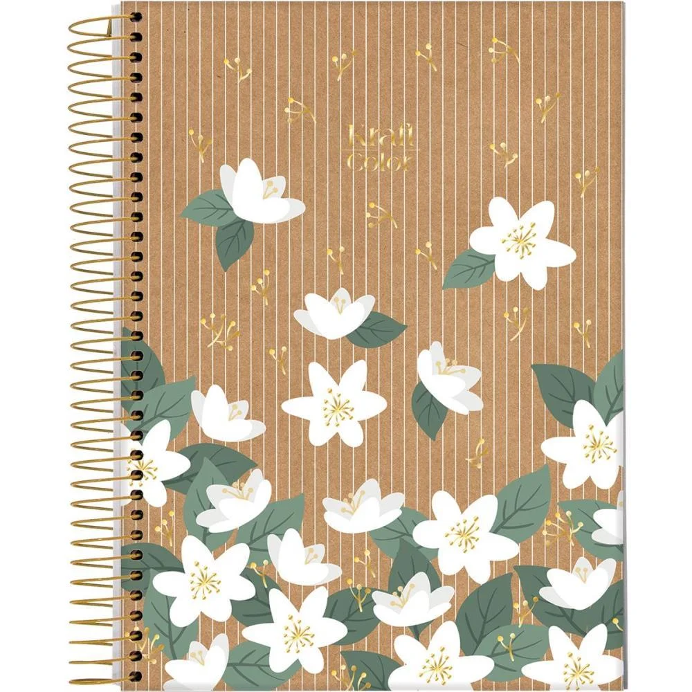 Caderno 01X1 Capa Dura Kraft Color 80Fls. I.a Jandaia (Pct.c/04) - imagem 4