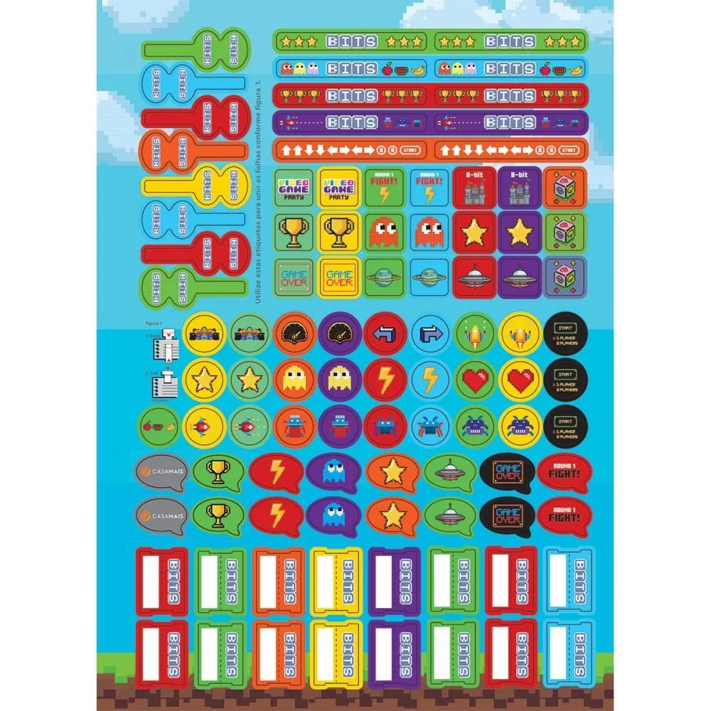 Caderno 10X1 Capa Dura Bits 160Fls. I.a Jandaia (Pct.c/04) - imagem 10