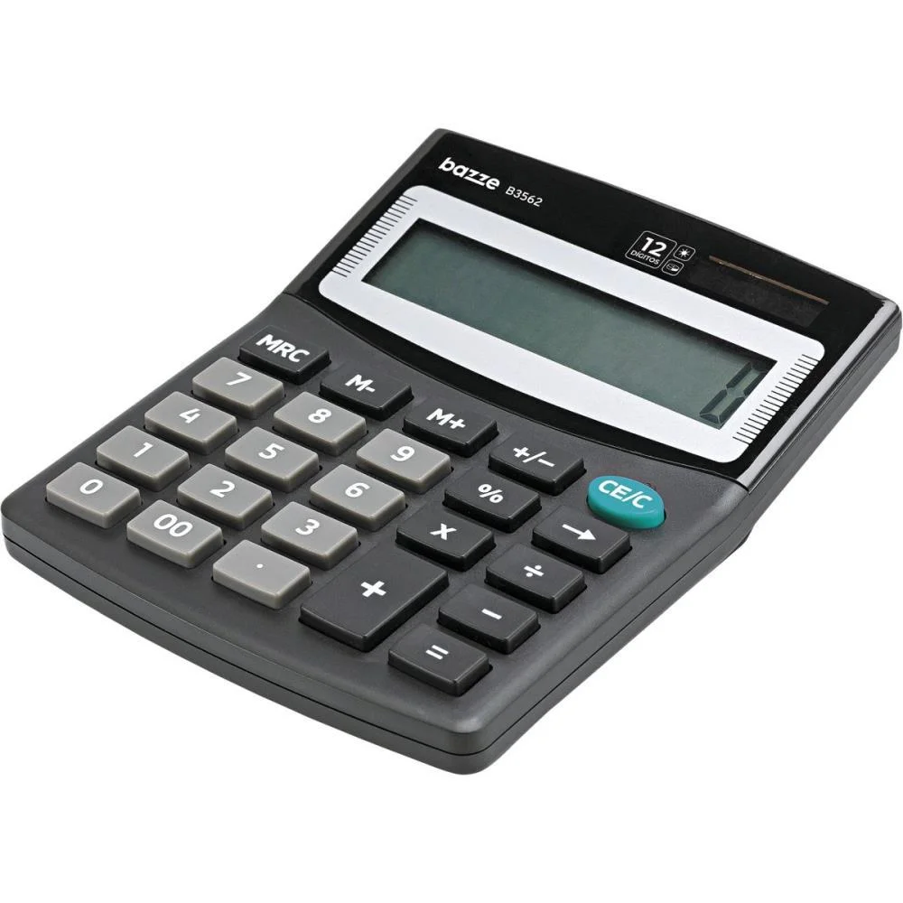 Calculadora De Mesa 12 Dig. Bazze B3562 Preta Summit (Unidade) - imagem 4