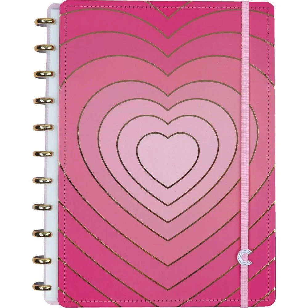 Caderno Inteligente Grande Golden Love 80Fls 215X280Mm Caderno Inteligente (Unidade) - imagem 2