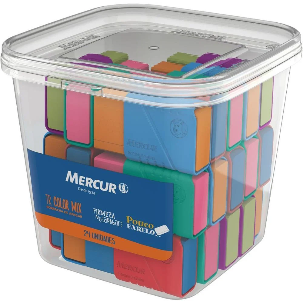 Borracha Colorida Tr Color Mix C/Capa (S) Mercur (Pote-24) - imagem 5