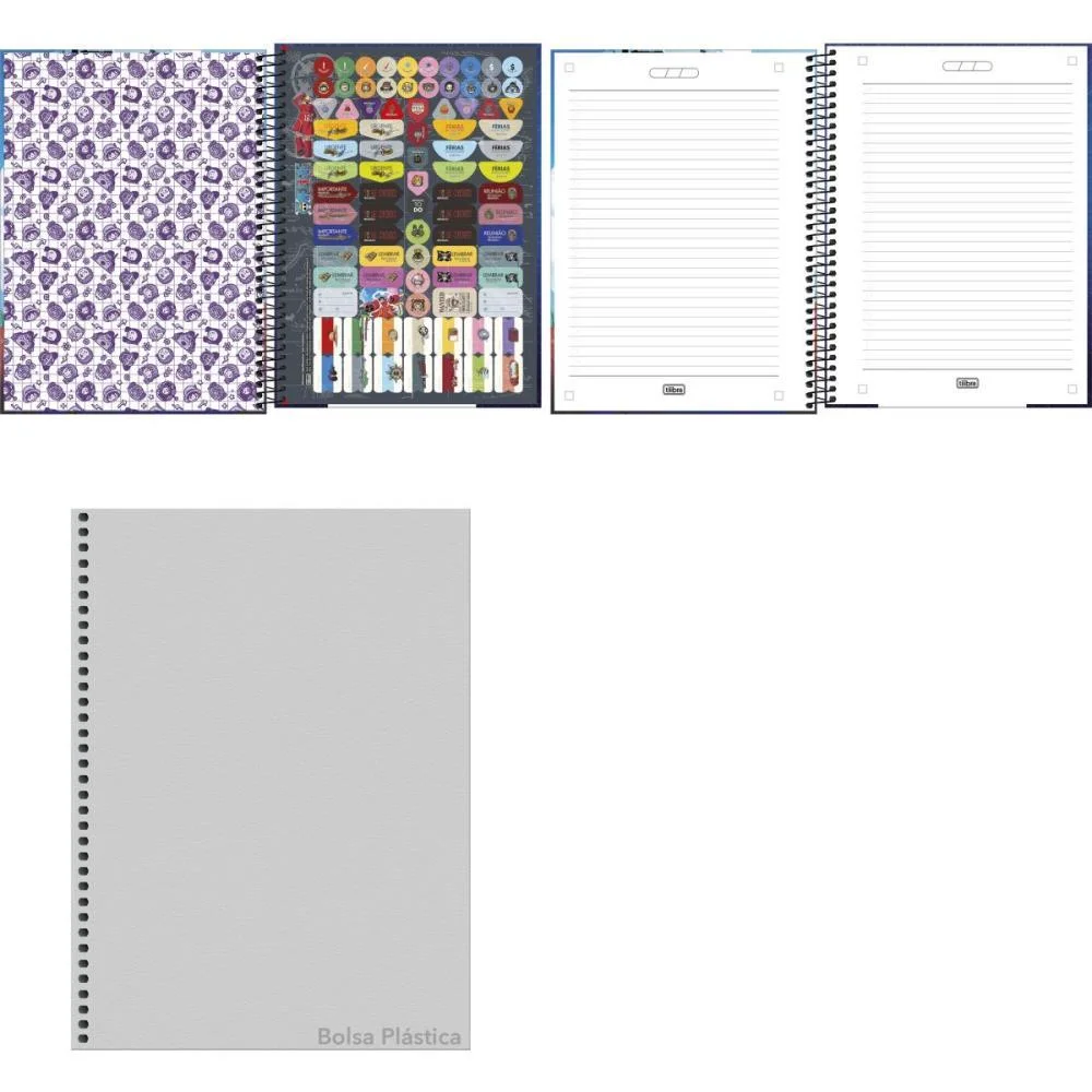 Caderno 10X1 Capa Dura One Piece 160Fls. Tilibra (Pct.c/04) - imagem 3
