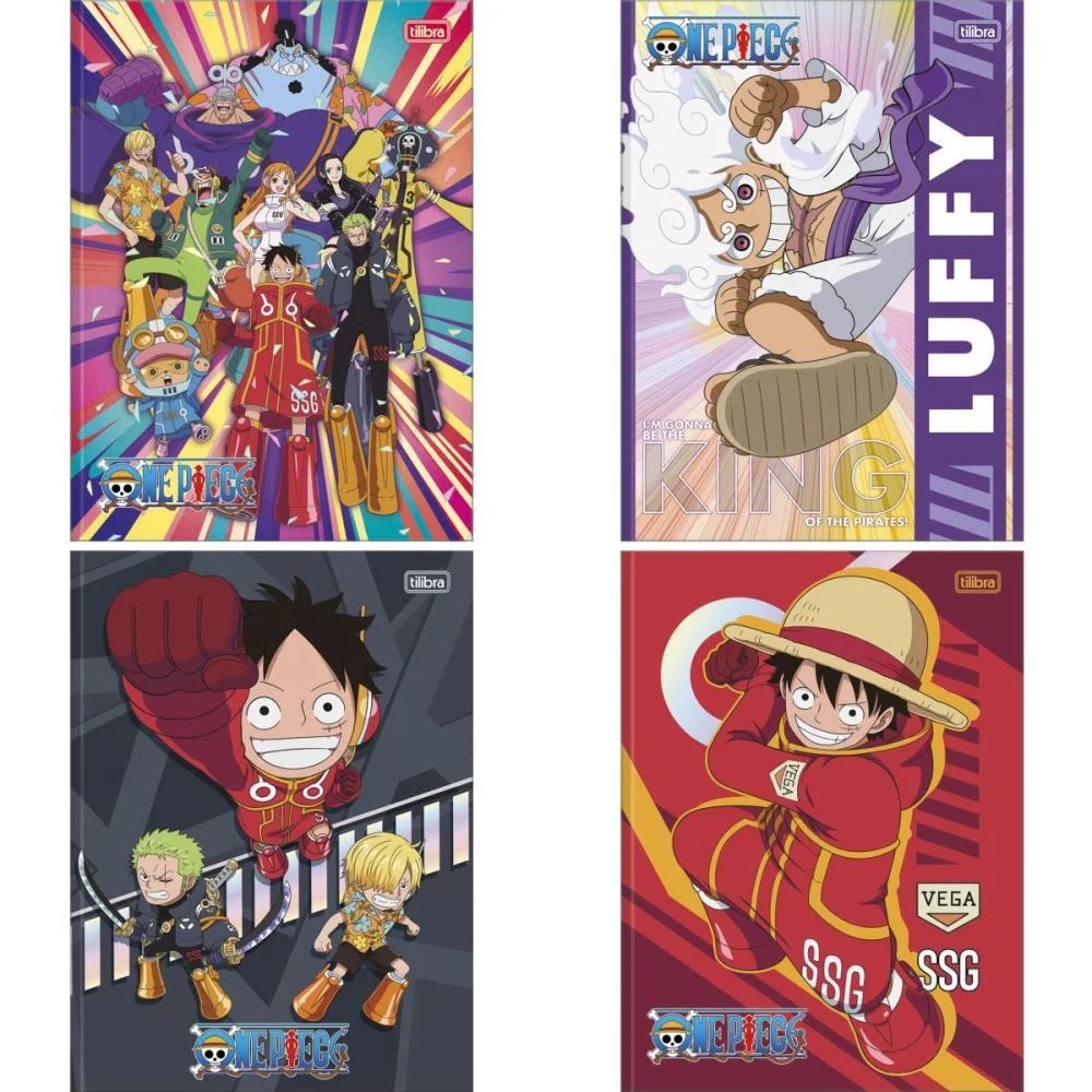 Caderno Brochurao Capa Dura One Piece 80Fls. Tilibra (Pct.c/05) - imagem 2