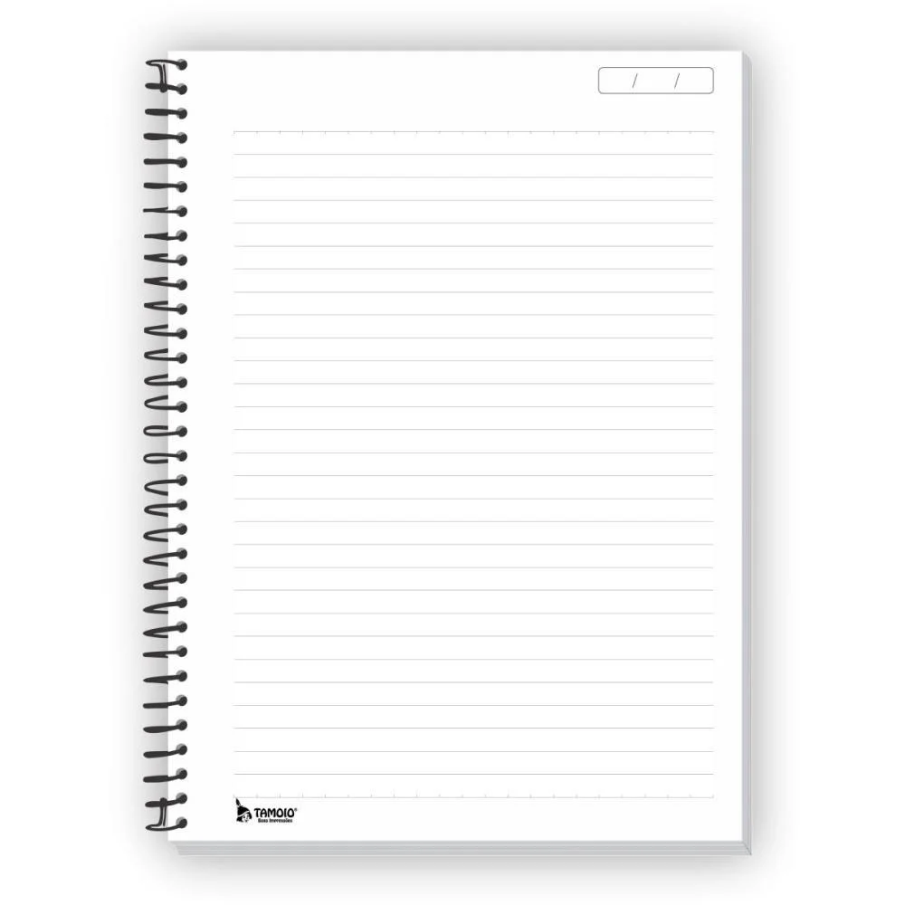 Caderno 01X1 Capa Dura Neutro Rosa Pastel 96F Tamoio (Pct.c/04) - imagem 3