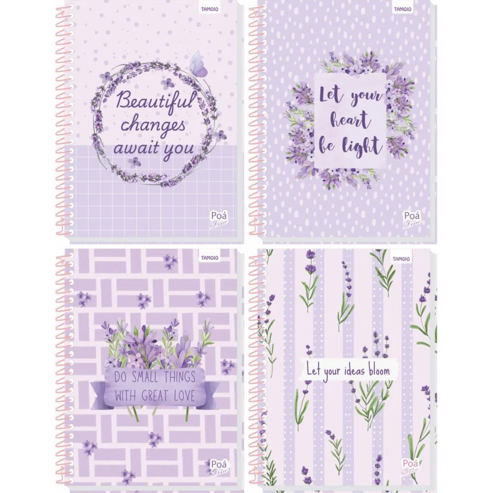 Caderno 10X1 Capa Dura Poa 160 Folhas Tamoio (Pct.c/04) - imagem 3