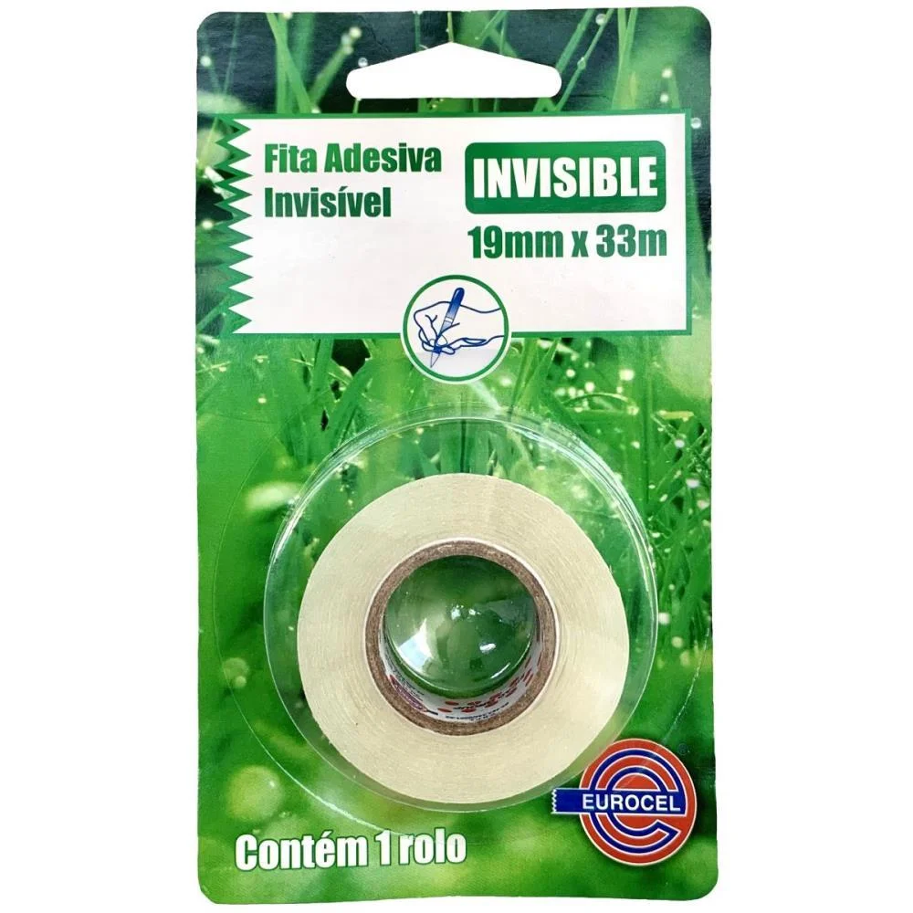 Fita Invisivel 19Mmx33M Eurocel (Bl.c/01) - imagem 2