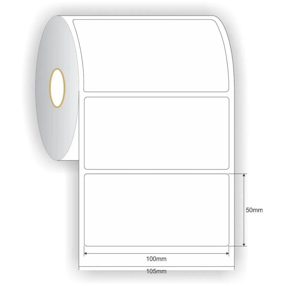 Etiqueta Adesiva Couche 100X50X30M C/600Etiq. Creative (Rolo) - imagem 3
