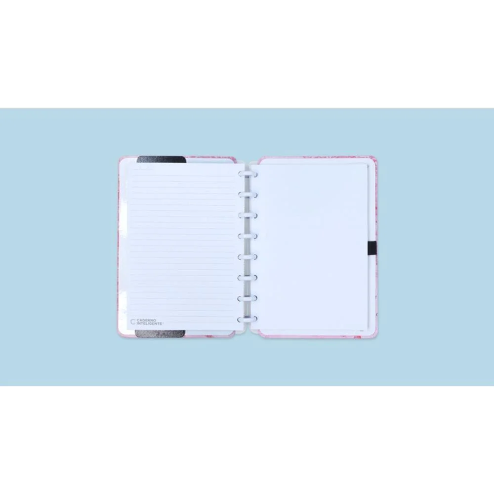 Caderno Inteligente A5 Mapa Mundi Rosa By Gocase 80Fl Caderno Inteligente (Unidade) - imagem 4