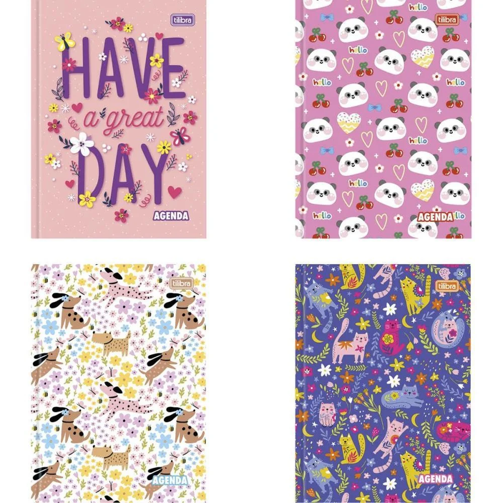Agenda Permanente Pepper Cost Femin.160F 123X166 Tilibra (Pct.c/06) - imagem 2