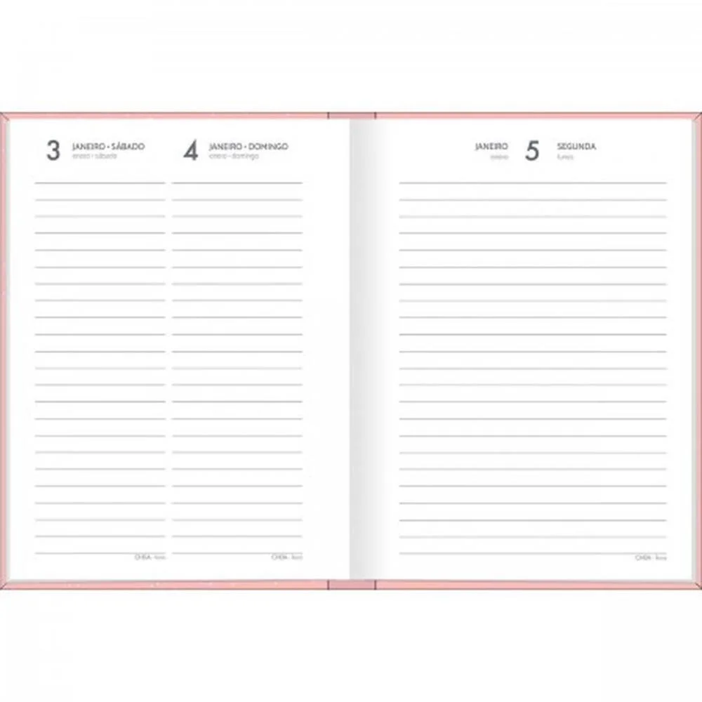 Agenda Permanente Pepper Cost Femin.160F 123X166 Tilibra (Pct.c/06) - imagem 3