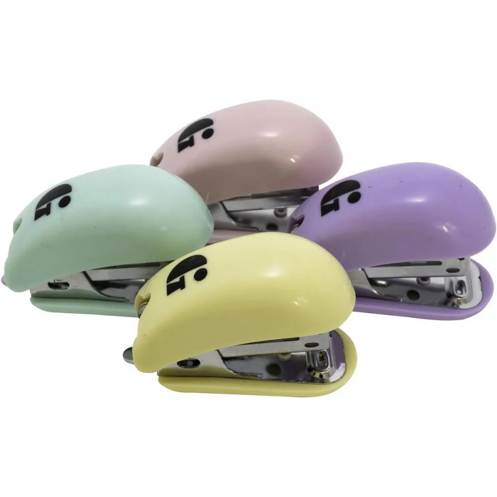 Grampeador Mini P/12Fls Ge-1049 Pastel Cores(S Gramp Line (Dp.c/12) - imagem 2