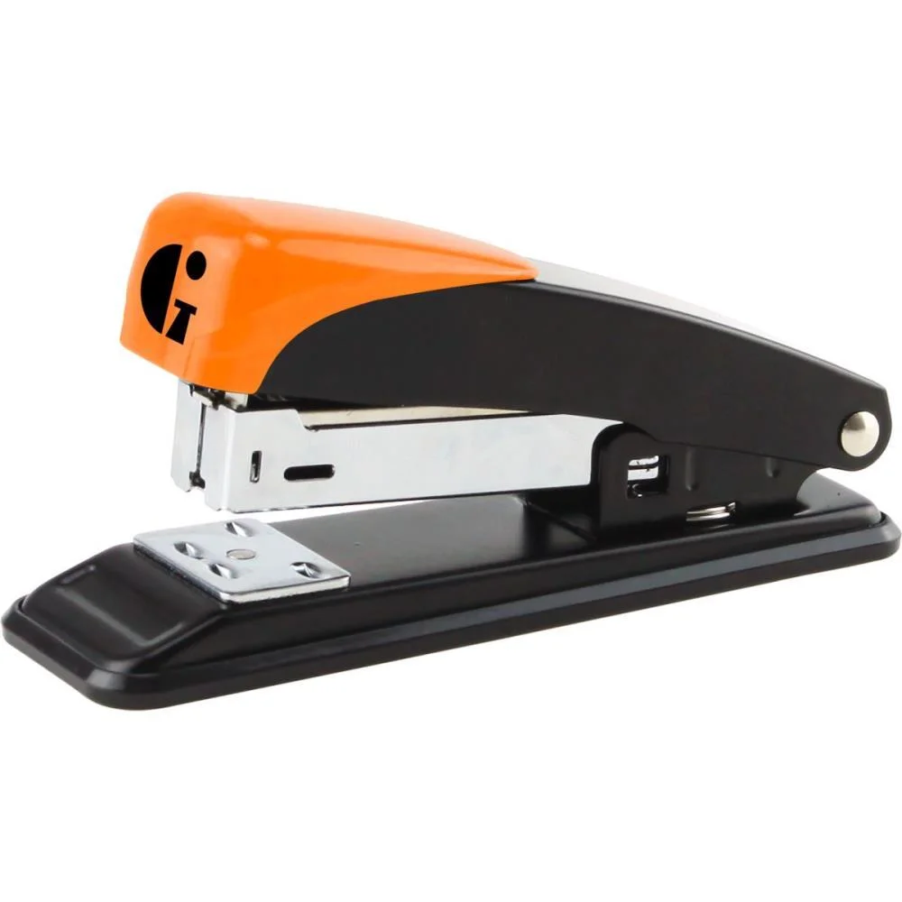 Grampeador Metal Ge-1035 Preto E Laranja Gramp Line (Unidade) - imagem 3