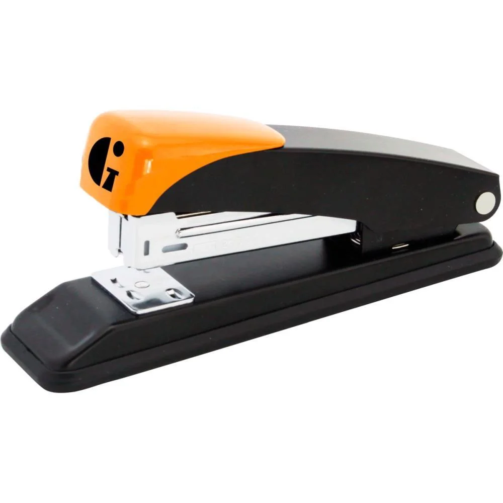 Grampeador Metal Ge-1036 Preto E Laranja Gramp Line (Unidade) - imagem 3