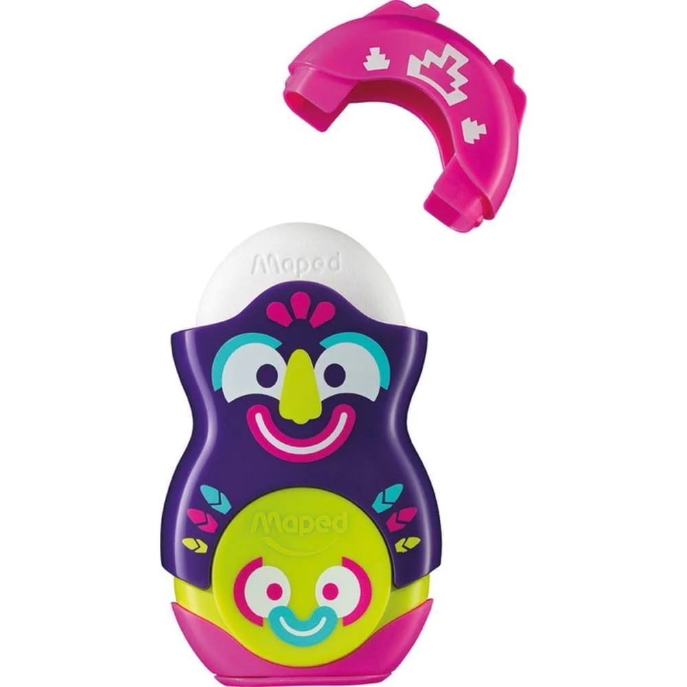 Apontador Com Deposito Loopy Totem C/Borracha Rotativ Maped (Dp.c/24) - imagem 9