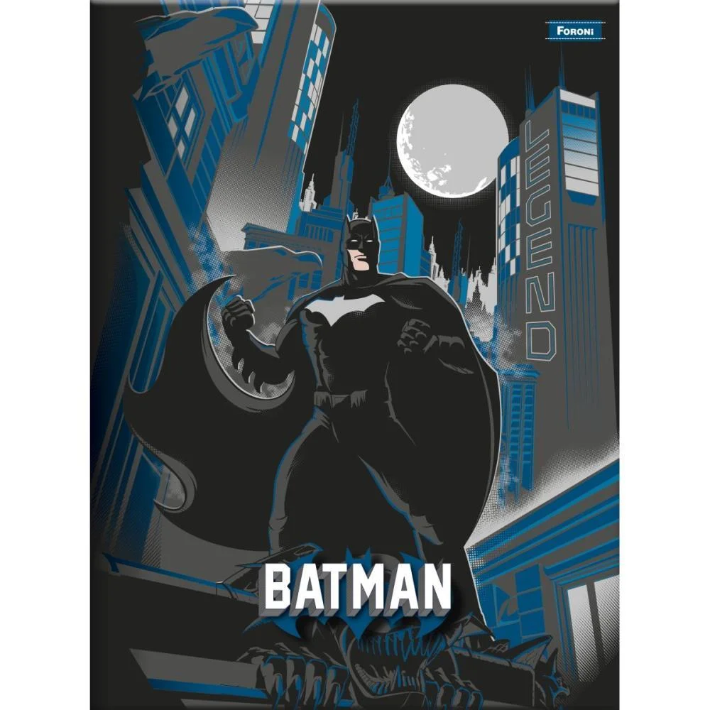 Caderno Brochurao Capa Dura Batman 80Fls. Foroni (Pct.c/05) - imagem 2