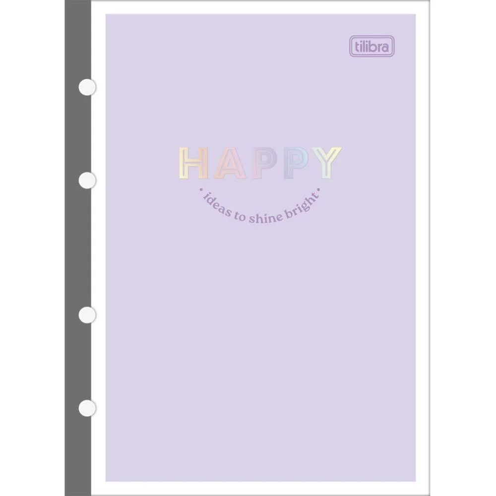 Bloco Para Fichario Colegial Happy 80Fls. Tilibra (Pct.c/04) - imagem 4