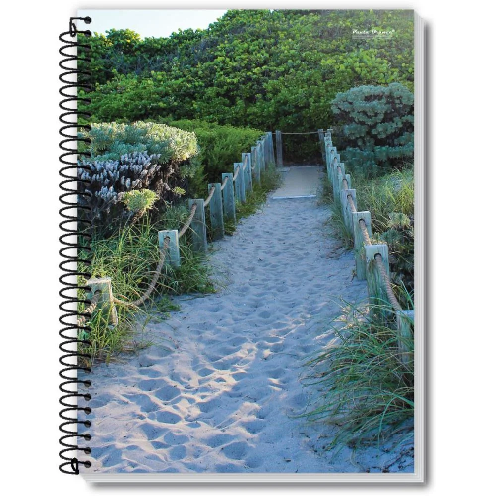 Caderno 20X1 Capa Dura New 400Fls. Pauta Branca (Pct.c/02) - imagem 3