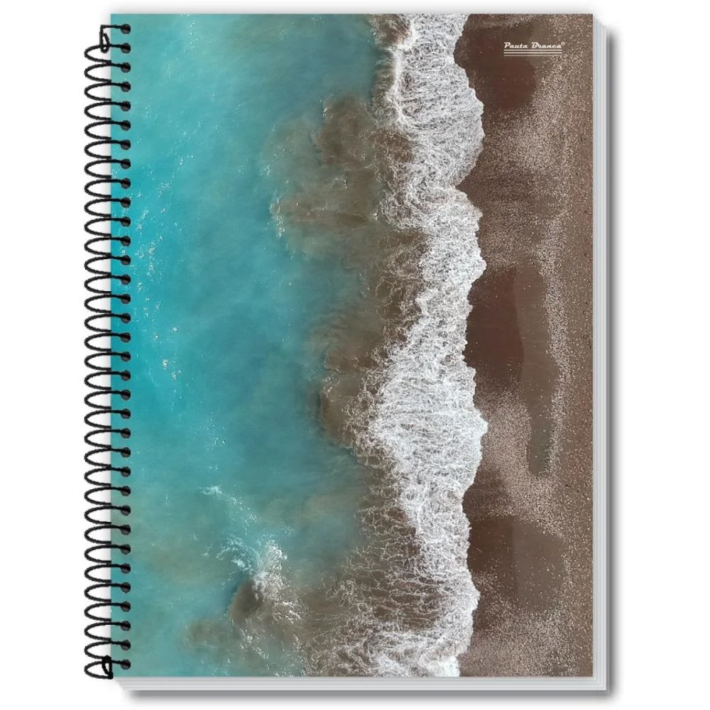 Caderno Espiral 1/4 Capa Dura New 96Fls. Pauta Branca (Pct.c/05) - imagem 3