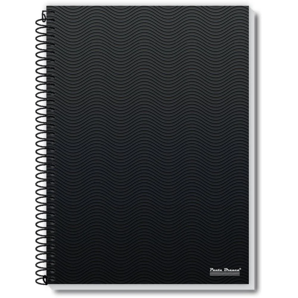 Caderno Espiral 1/4 Capa Dura Office 200Fls. Pauta Branca (Pct.c/05) - imagem 3