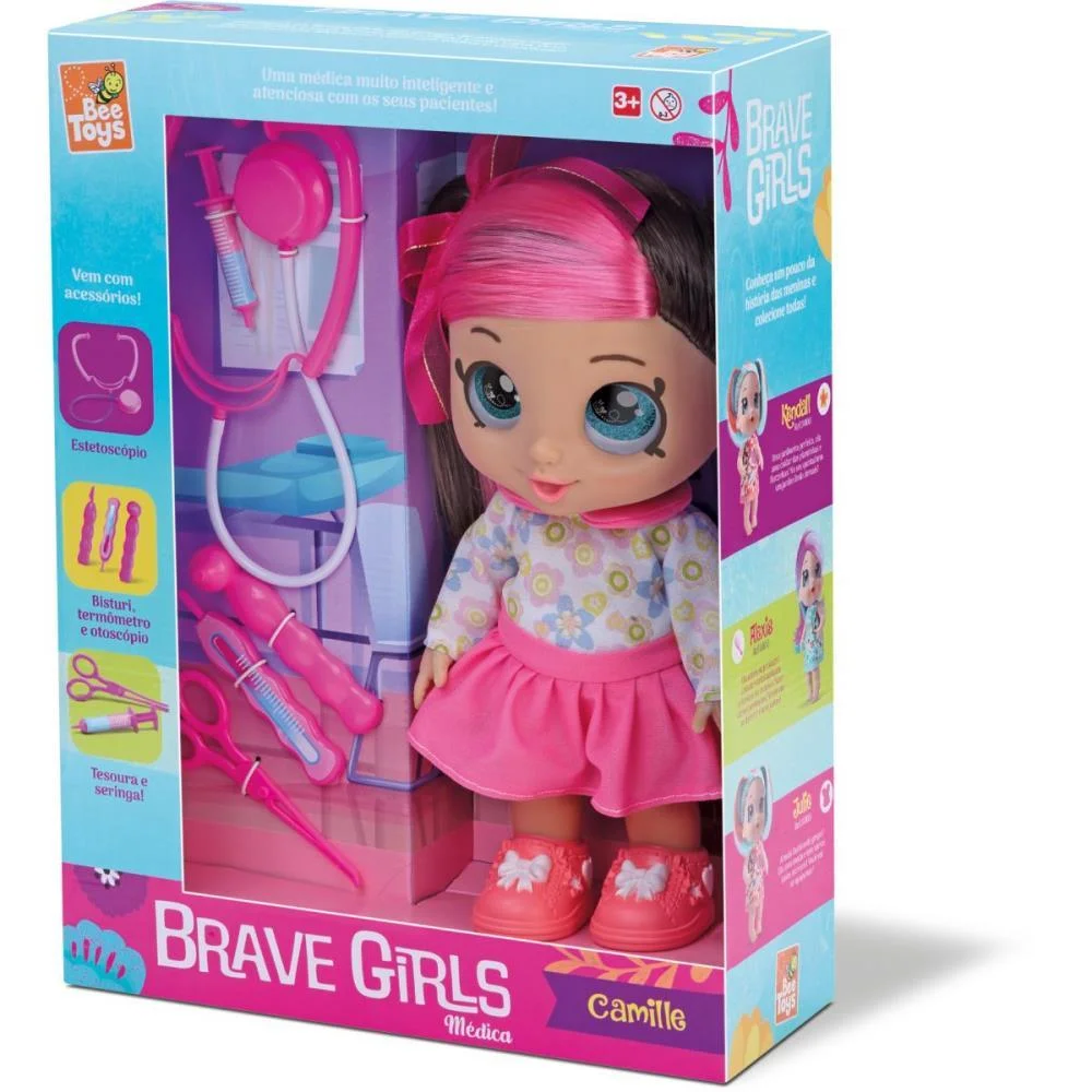 Boneca Brave Girls Camille Medica Bee Toys (Unidade) - imagem 5