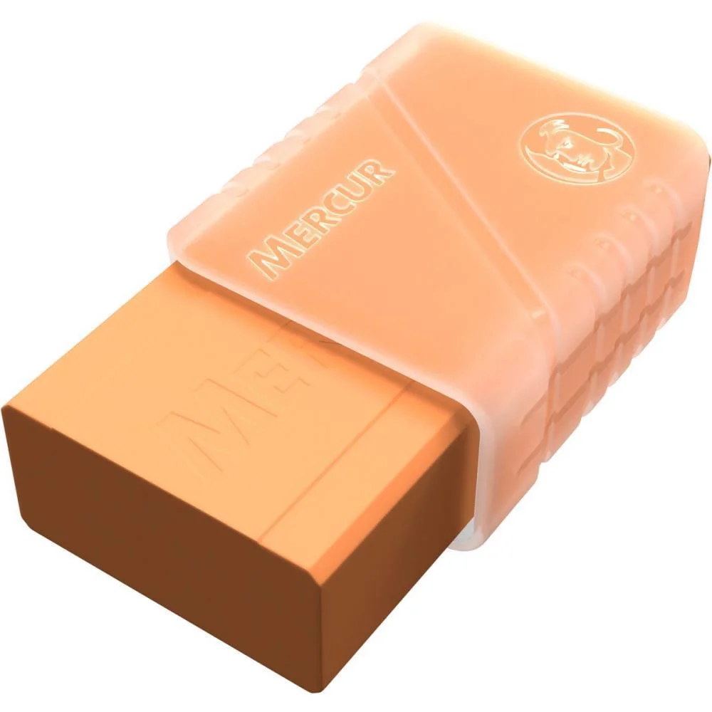 Borracha Colorida Tr Neon C/Capa Plastica Mercur (Pote-24) - imagem 4