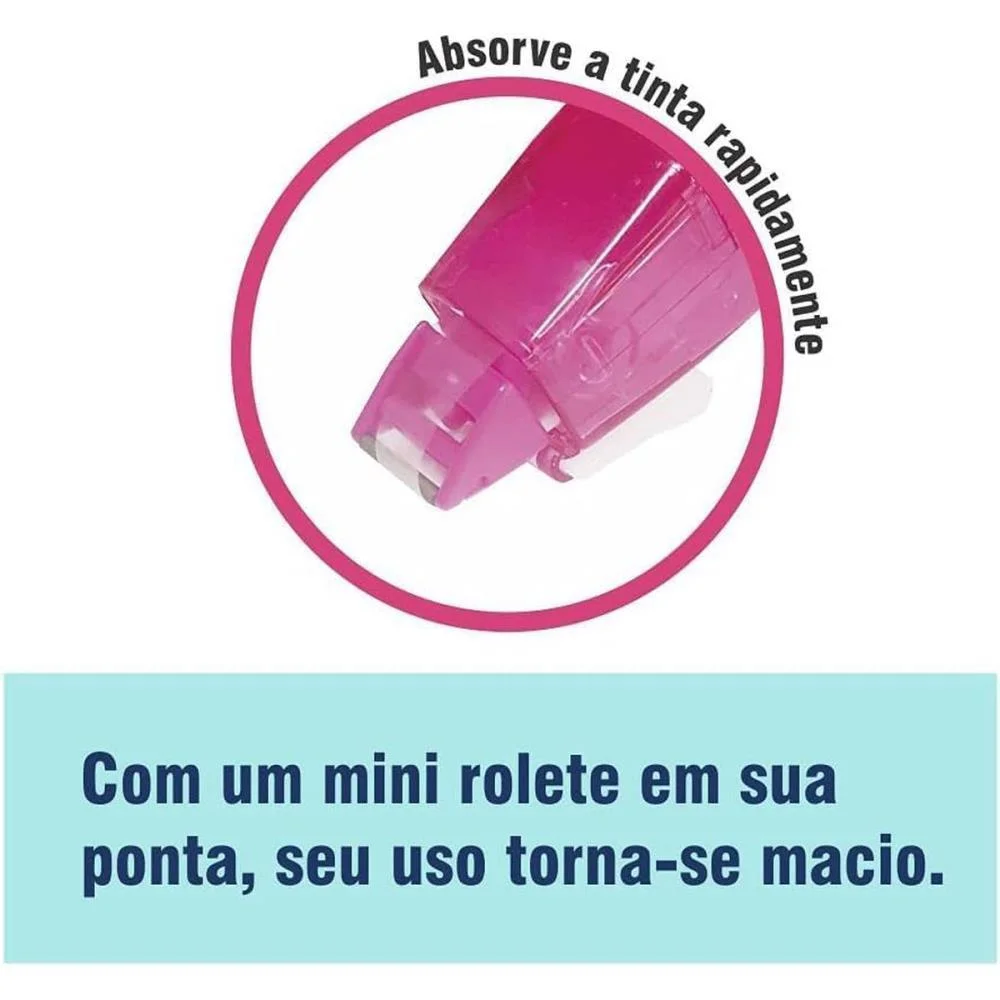Corretivo Em Fita Corretion Tape 6M Azul C/Refil Pentel (Cx.c/12) - imagem 4