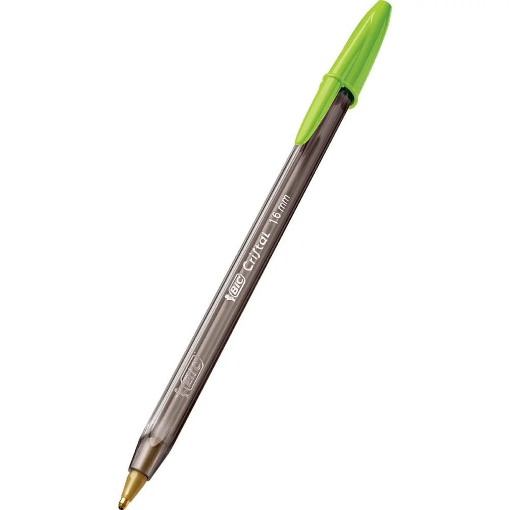 Caneta Esferografica Cristal Bold Fashion Vd. Claro Bic (Cx.c/12) - imagem 2