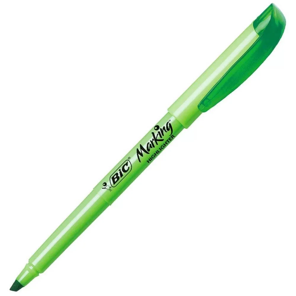Caneta Marca Texto Marking Verde Bic (Bl.c/01) - imagem 4